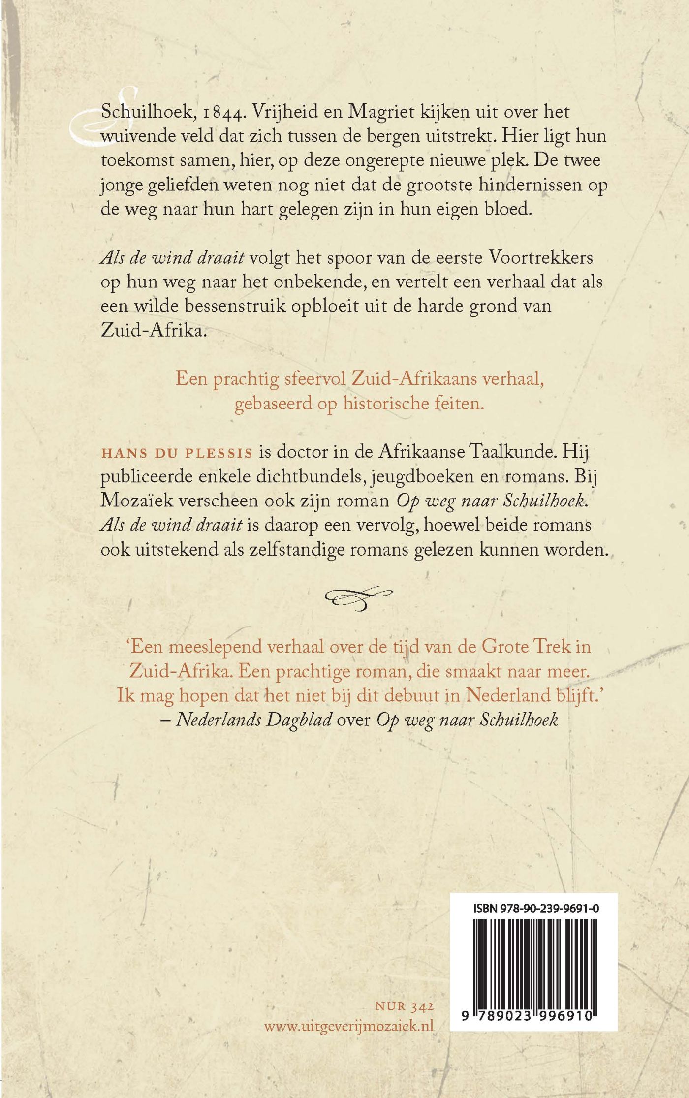 Productafbeelding: achterkant van Als de wind draait