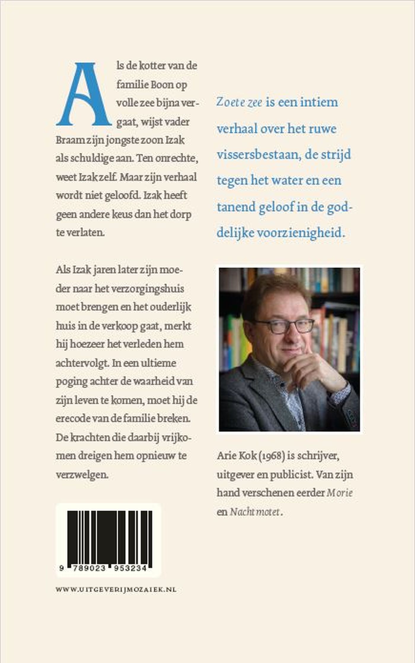 Productafbeelding: achterkant van Zoete zee