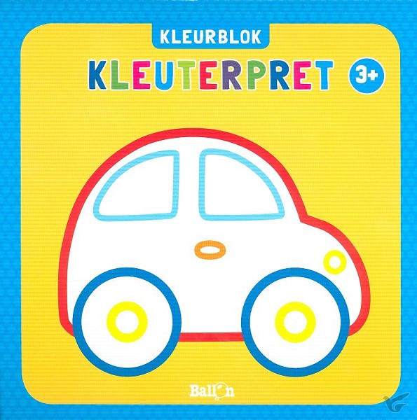Productafbeelding: voorkant van Auto kleuterpret 3+