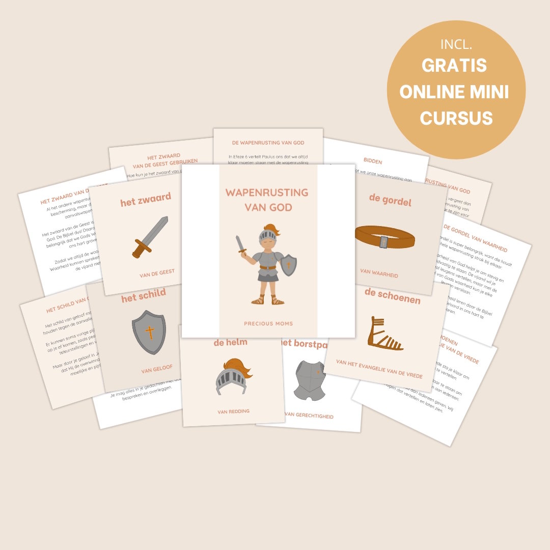 Productafbeelding: voorkant van Wapenrusting van God kaartenset