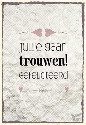 Productafbeelding: voorkant van Wenskaart be yourself