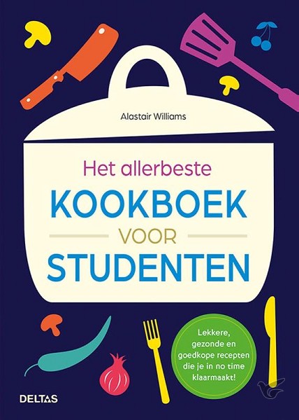 Productafbeelding: voorkant van Allerbeste kookboek voor studenten
