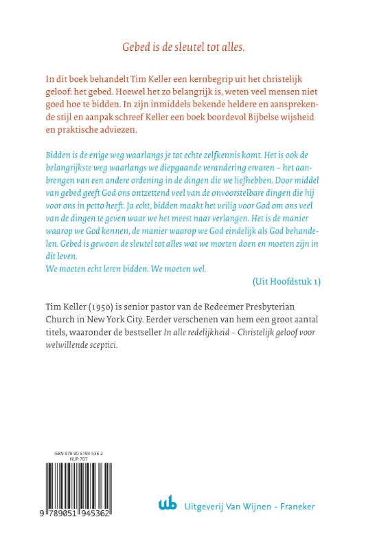 Productafbeelding: achterkant van Bidden