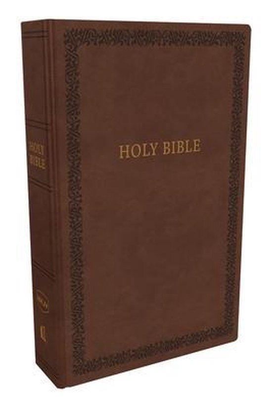 Productafbeelding: voorkant van Comfort print Bible - Brown