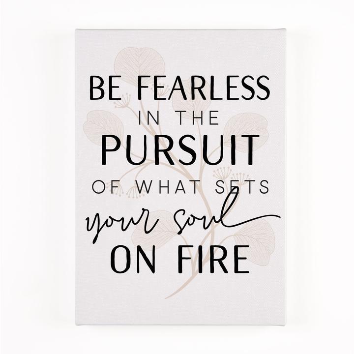 Productafbeelding: voorkant van Be Fearless In The Pursuit Of What Sets