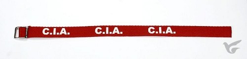 Productafbeelding: voorkant van Armband c i a rood