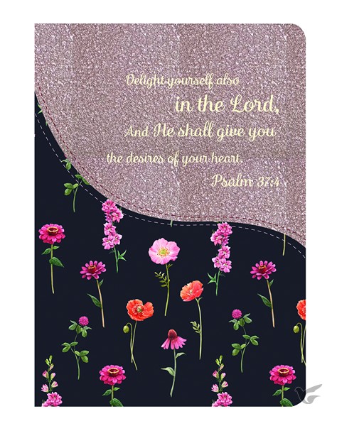 Productafbeelding: voorkant van Luxleather journal Delight yourself