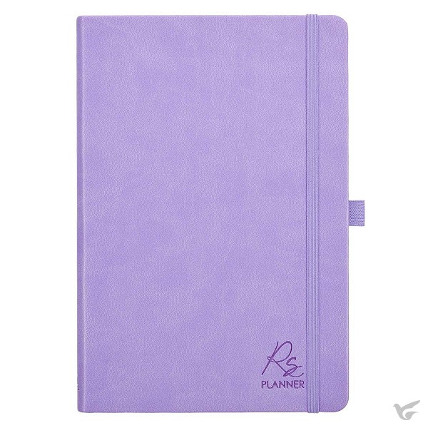 Productafbeelding: voorkant van Lavender Faux Leather Rolene Strauss