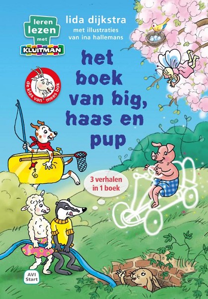 Productafbeelding: voorkant van Boek van big, haas en pup