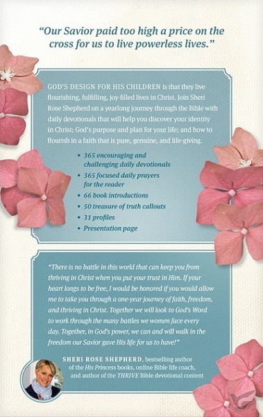 Productafbeelding: voorkant van NLT - THRIVE Devotional Bible