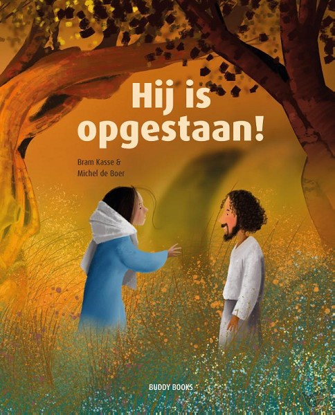 Productafbeelding: voorkant van Hij is opgestaan