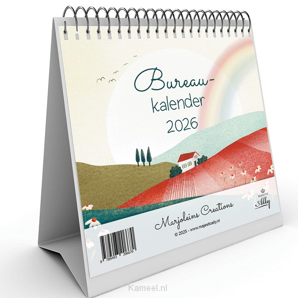 Productafbeelding: voorkant van Bureaukalender Marjoleins creations