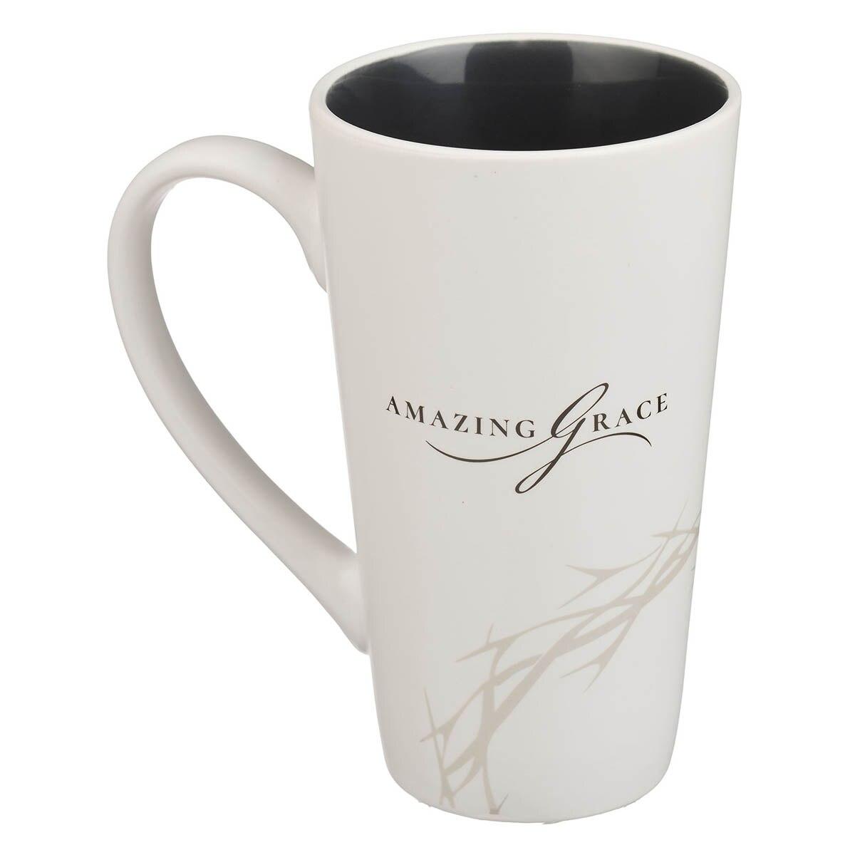 Productafbeelding: achterkant van Amazing Grace Mug White