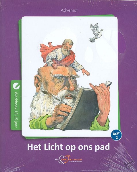 Productafbeelding: voorkant van Licht op ons pad werkboek 13-15 jaar