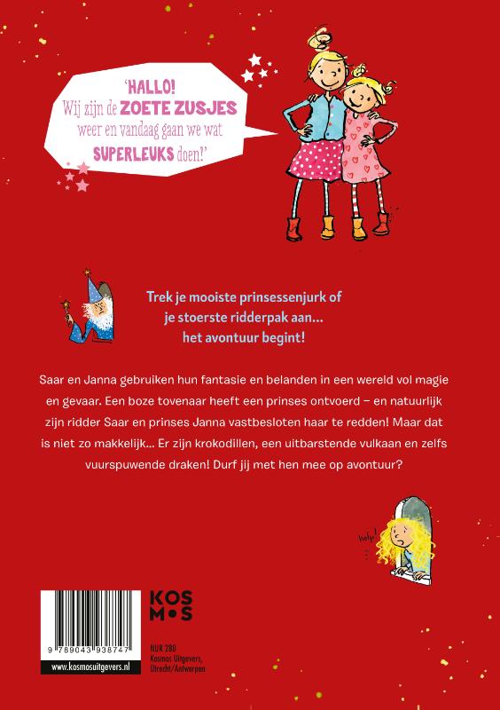 Productafbeelding: achterkant van De Zoete Zusjes gaan op avontuur