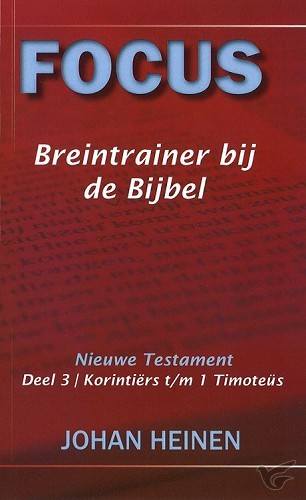 Productafbeelding: voorkant van Focus breintrainer bij de bijbel NT deel