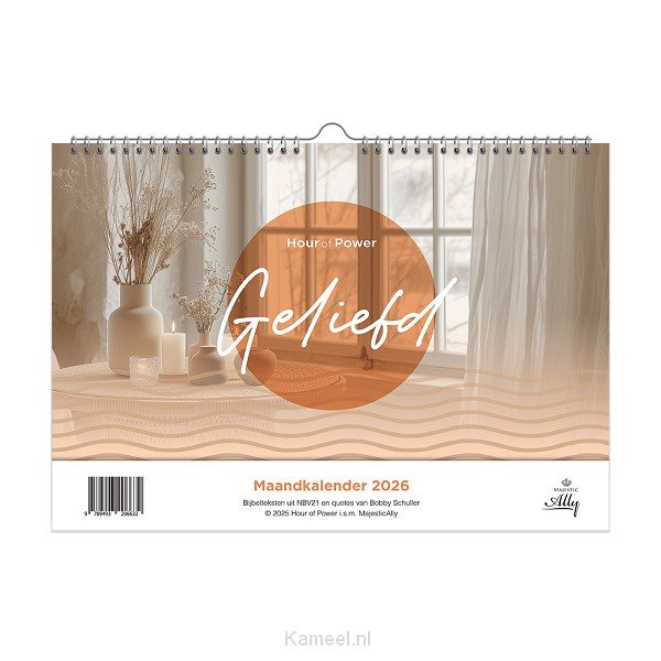 Productafbeelding: voorkant van Maandkalender Hour of power Geliefd!