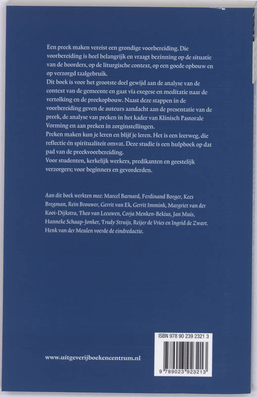 Productafbeelding: achterkant van Als een leerling leren preken