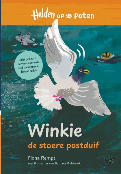 Productafbeelding: voorkant van Winkie, de stoere postduif
