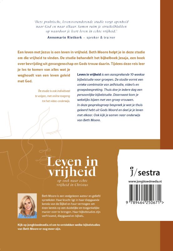 Productafbeelding: achterkant van LEVEN IN VRIJHEID