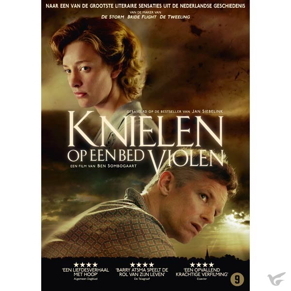 Productafbeelding: voorkant van Knielen Op Een Bed Van Violen