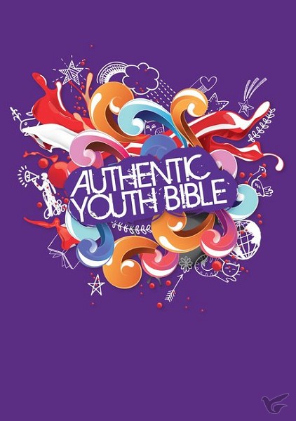 Productafbeelding: voorkant van Authentic Youth Bible -Purple