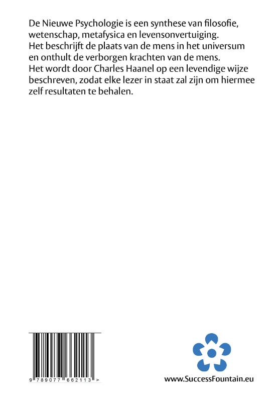 Productafbeelding: achterkant van De nieuwe psychologie