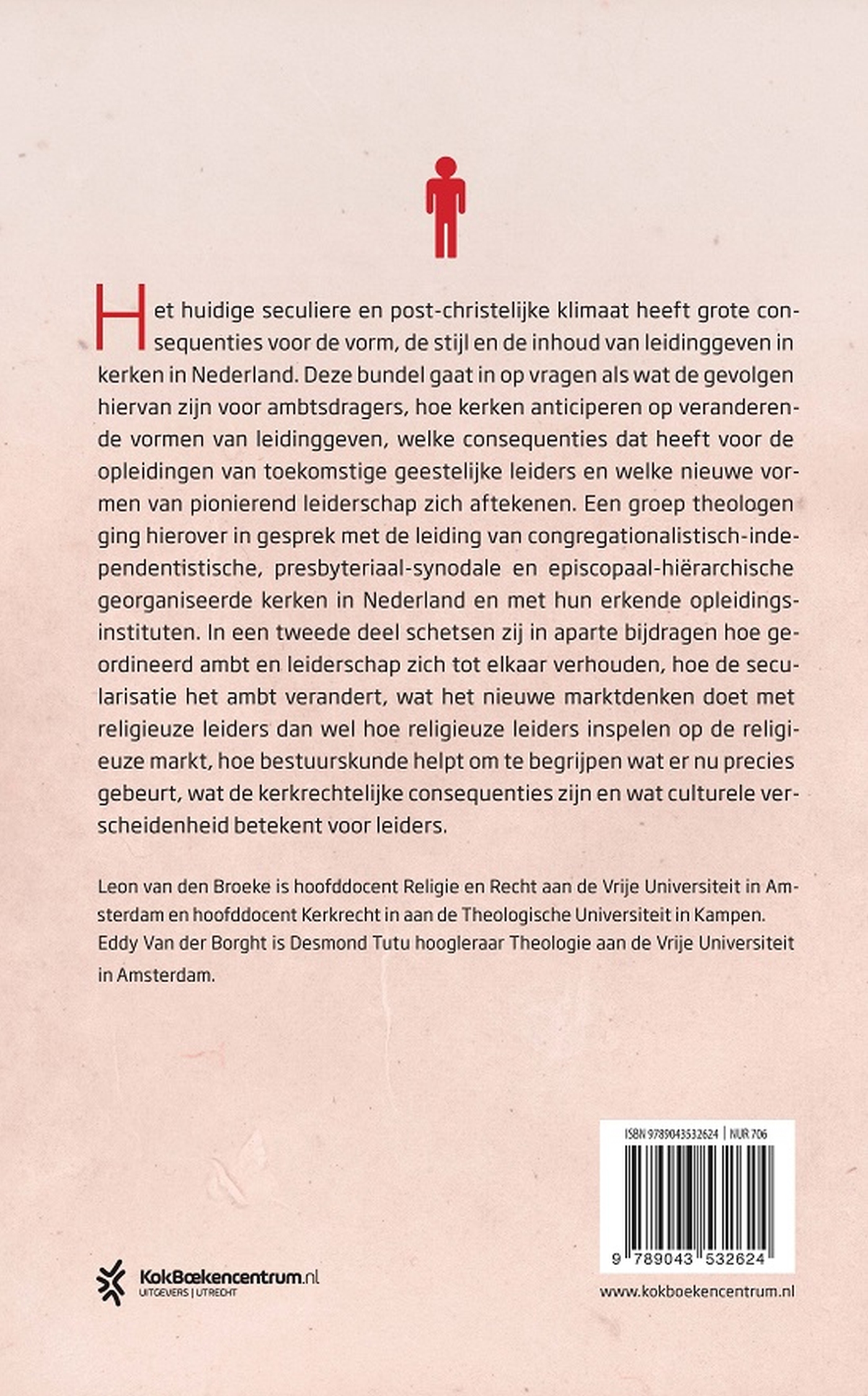 Productafbeelding: achterkant van Religieus leiderschap in post-christelijk Nederland