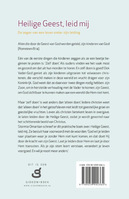 Productafbeelding: achterkant van Heilige Geest, leid mij