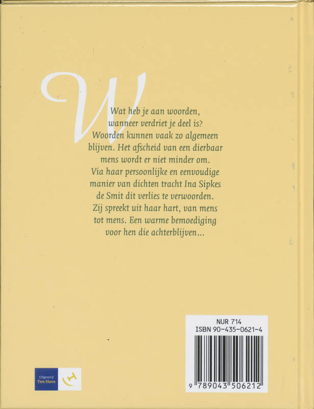 Productafbeelding: achterkant van Voor hen die achter blijven