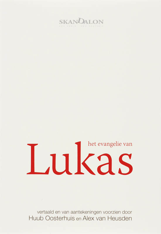 Productafbeelding: voorkant van Het evangelie van Lukas