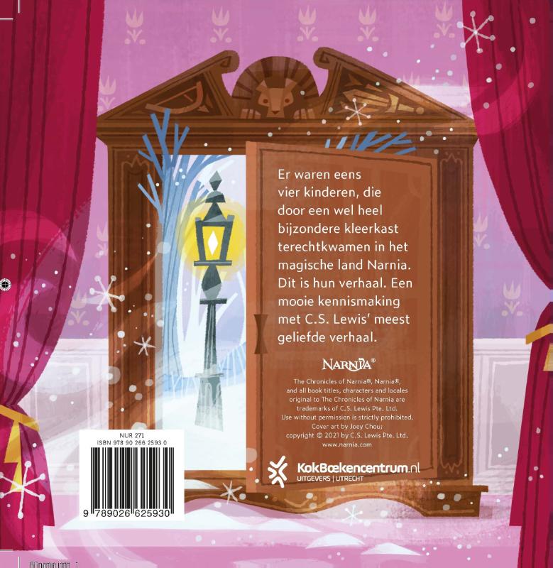Productafbeelding: achterkant van De leeuw, de heks en de kleerkast