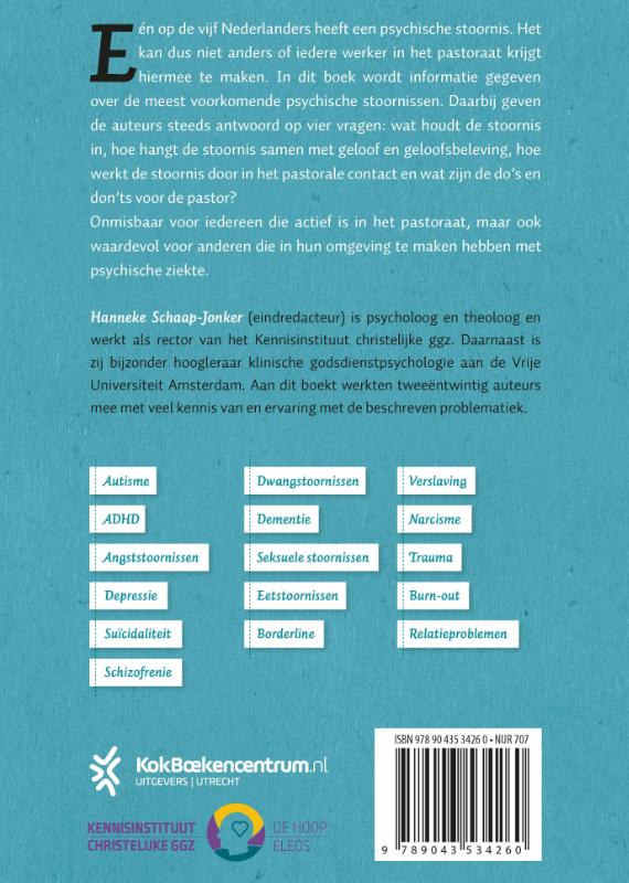 Productafbeelding: achterkant van Handboek pastoraat bij psychische problemen