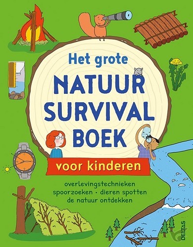 Productafbeelding: voorkant van Grote natuur survivalboek voor kinderen