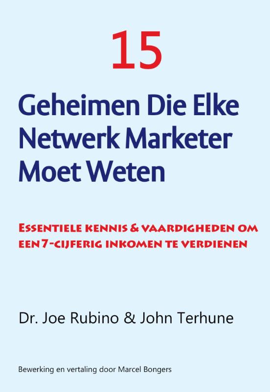 Productafbeelding: voorkant van 15 geheimen die elke netwerk marketer moet weten